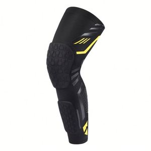Oferta Caliente: Protector de Pierna de Fútbol, Rodilleras de Fútbol, Protección Profesional, Manga de Compresión de Pantorrilla de Spandex con Diseño de Panal, Manga de Rodilla - Product Image 1