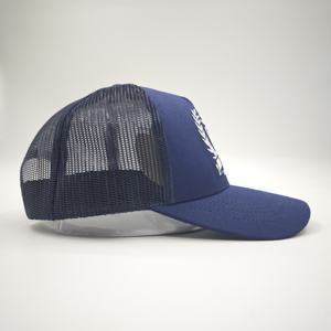 Casquettes personnalisées vierges de haute qualité en polyester/coton à chevrons, maille trucker, broderie Richardson 112, pour Hip Hop, cyclisme et plage - Product Image 5