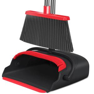 Amazon Top Seller Telescopic Long Handle Folding Windproof Broom And Dustpan Set dust broom