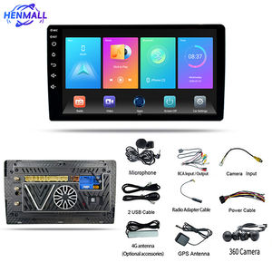 Henmall Universal 2 Din 9 pouces Android Head Unit GPS Navigation Device Car Stereo <span class=keywords><strong>Radio</strong></span> Car Dvd <span class=keywords><strong>Player</strong></span> avec 360 Camera and Mic - Product Image 6