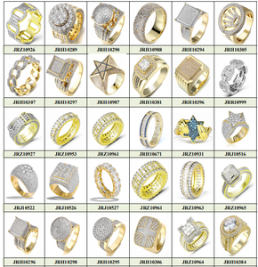 Anillo de Hombre con Circonita Cúbica y Latón, Tendencia en Joyería 2025, Estilo Atrevido, Popular en Redes Sociales - Product Image 4