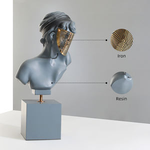 Scultura di arte astratta grande famoso moderno Venus testa scultura per la decorazione della sala - Product Image 4