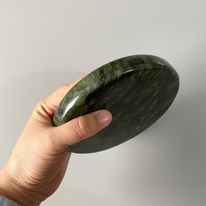 <span class=keywords><strong>Pierre</strong></span> <span class=keywords><strong>de</strong></span> massage ronde <span class=keywords><strong>de</strong></span> grande taille 15*2cm, <span class=keywords><strong>pierre</strong></span> chaude d'énergie, <span class=keywords><strong>jade</strong></span> vert, SPA, masseur corporel, Reiki, guérison, méditation, soulagement <span class=keywords><strong>de</strong></span> la douleur, soins <span class=keywords><strong>de</strong></span> santé - Product Image 3