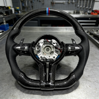 Volant en fibre de carbone personnalisé, directement de l'usine, pour BMW G20 G38 F10 F30 F50 F31 F35 E90 E92 E45 F30 E46 X5, style personnalisé
