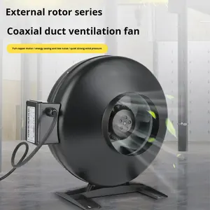 Ventilador circular pequeno de rotor externo KTO - alta capacidade de sucção - ventilador de exaustão centrífugo coaxial - Product Image 4