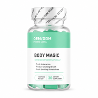 Capsules Fraîcheur Corporelle 30 Unités Formule Bien-être Quotidienne pour le Soin de l'Haleine, des Aisselles et des Zones Intimes