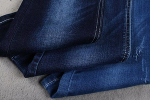 Tessuto Denim Jeans <span class=keywords><strong>indaco</strong></span> di alta qualità Denim cotone competitivo + poliestere + Spandex Jeans peso 8oz - Product Image 5