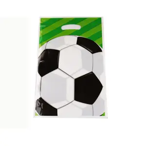 Hot Selling Popular loot bag football soccer theme 10 pieces per pack party decoration party supplies cheap gift bag