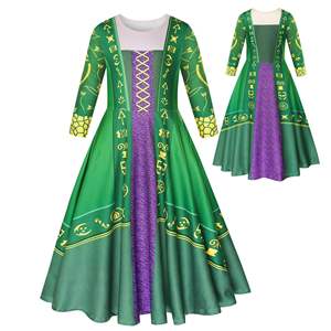 <span class=keywords><strong>Hocus</strong></span> <span class=keywords><strong>Pocus</strong></span> Costume Winifred Sanderson Cosplay Costume filles robe tenue Costume uniforme Halloween enfants carnaval Costume noël - Product Image 2