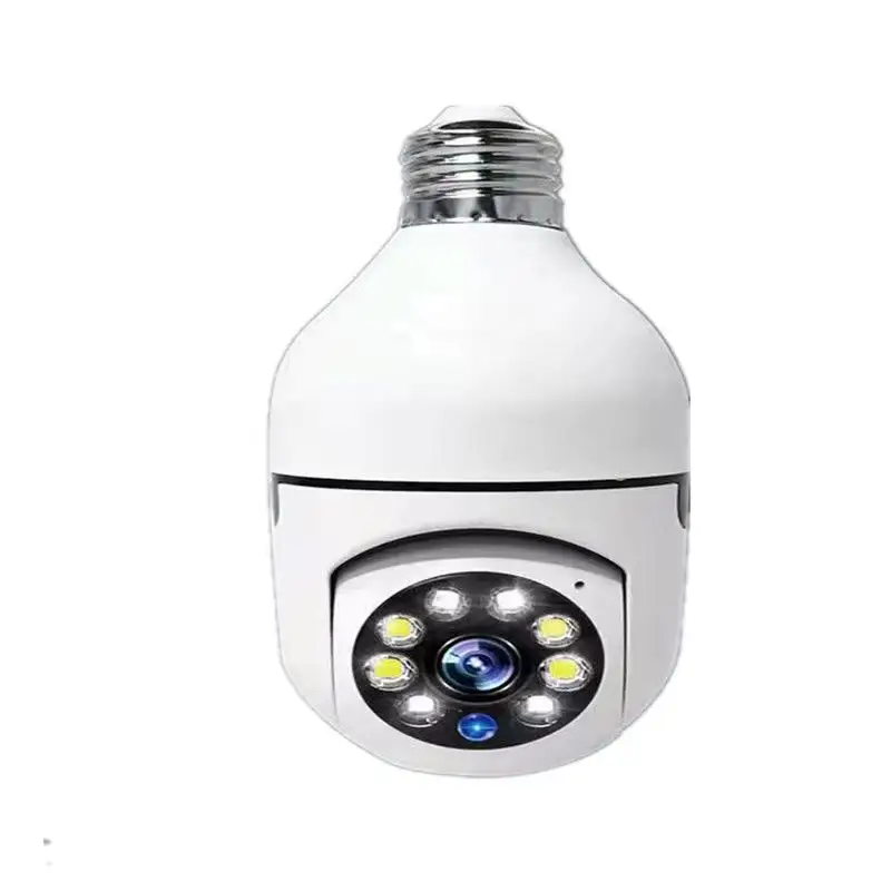Popular HD 3.0MP Tuya Wifi CCTV Surveillance Security Camera Light Bulbs Wifi Type Bulb 360 Panoramic with PTZ Camera
