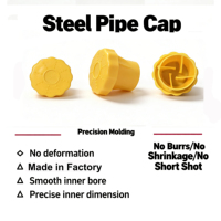 Embouts de tube d'échafaudage à double usage anti-collision Q8 SCQP, embouts de protection en plastique pour barres d'armature, accessoires d'échafaudage de construction