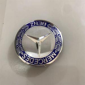 Tapa de buje <span class=keywords><strong>Mercedes</strong></span> de 75 mm - Cubierta central de rueda estilo radios negro plateado para mejora de ruedas, 8 estilos, ajuste universal - Product Image 1