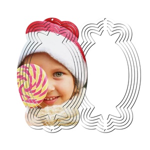 Moulins à vent cinétiques en métal personnalisables, vierges pour sublimation, 8 et 10 pouces, pour décoration de jardin et de Noël - Product Image 5