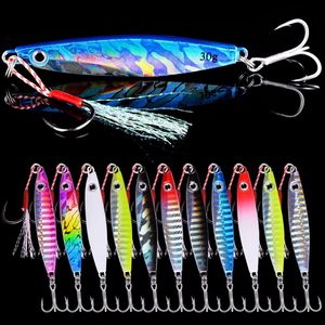 Señuelos de Pesca Crankbait Metálicos de Hundimiento de 7g, 10g, 15g, 20g, 25g, 30g, 40g, 6 Colores, de Largo Alcance, Cebo Duro Artificial Biónico, Señuelo de Plomo - Product Image 6