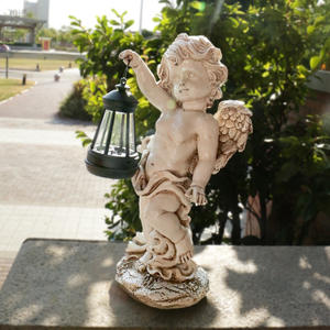 Pour <span class=keywords><strong>Amazon</strong></span> <span class=keywords><strong>Statue</strong></span> d'ange de lumière solaire écologique Figurine de gnome en résine pour <span class=keywords><strong>jardin</strong></span> de noël balcon de cour transfrontalière - Product Image 3