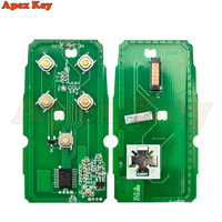 Pour Volvo S60 S60L S80 XC60 XC70 V40 V60 ID46 PCF7953 433MHz KR55WK49264 Télécommande de clé sans carte 5 boutons
