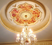 Banruo-medallón de techo ps integrado, diseño artístico, para decoración de hotel