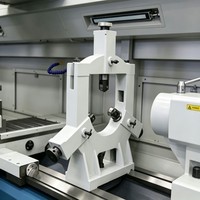 Tour CNC à banc plat CK6163E, portée 630 mm, alésage 104 mm, commande GSK980TC3, machine de tournage robuste pour tuyaux et cylindres