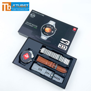 <span class=keywords><strong>Smartwatch</strong></span> D25 Watch 4 Pro <span class=keywords><strong>con</strong></span> <span class=keywords><strong>Cinturino</strong></span> <span class=keywords><strong>in</strong></span> <span class=keywords><strong>Acciaio</strong></span> Inox, Pelle e Gomma, Schermo Rotondo 3 <span class=keywords><strong>in</strong></span> 1 e Caricatore Wireless - Product Image 2