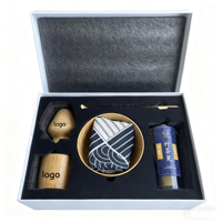 Ensemble de thé matcha japonais en bambou en gros, logo personnalisé, outil de cérémonie traditionnel fait main, écologique, durable, portable