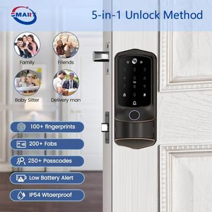 Cao an Ninh Vân tay chốt cửa khóa tuya điện mật khẩu kỹ thuật số Keyless wifi thông minh khóa cửa với máy ảnh - Product Image 6