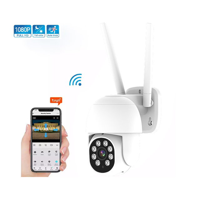 1080P Tuya APP Wireless Outdoor PTZ Security Camera Night Vision Surveillance CCTV IP Camera WIFI Smart Camera