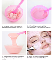 OEM Koreaans-stijl vitamine C & retinol whitening gezichtsmaskerpoeder met dieptereinigende jellyformule voor alle huidtypen