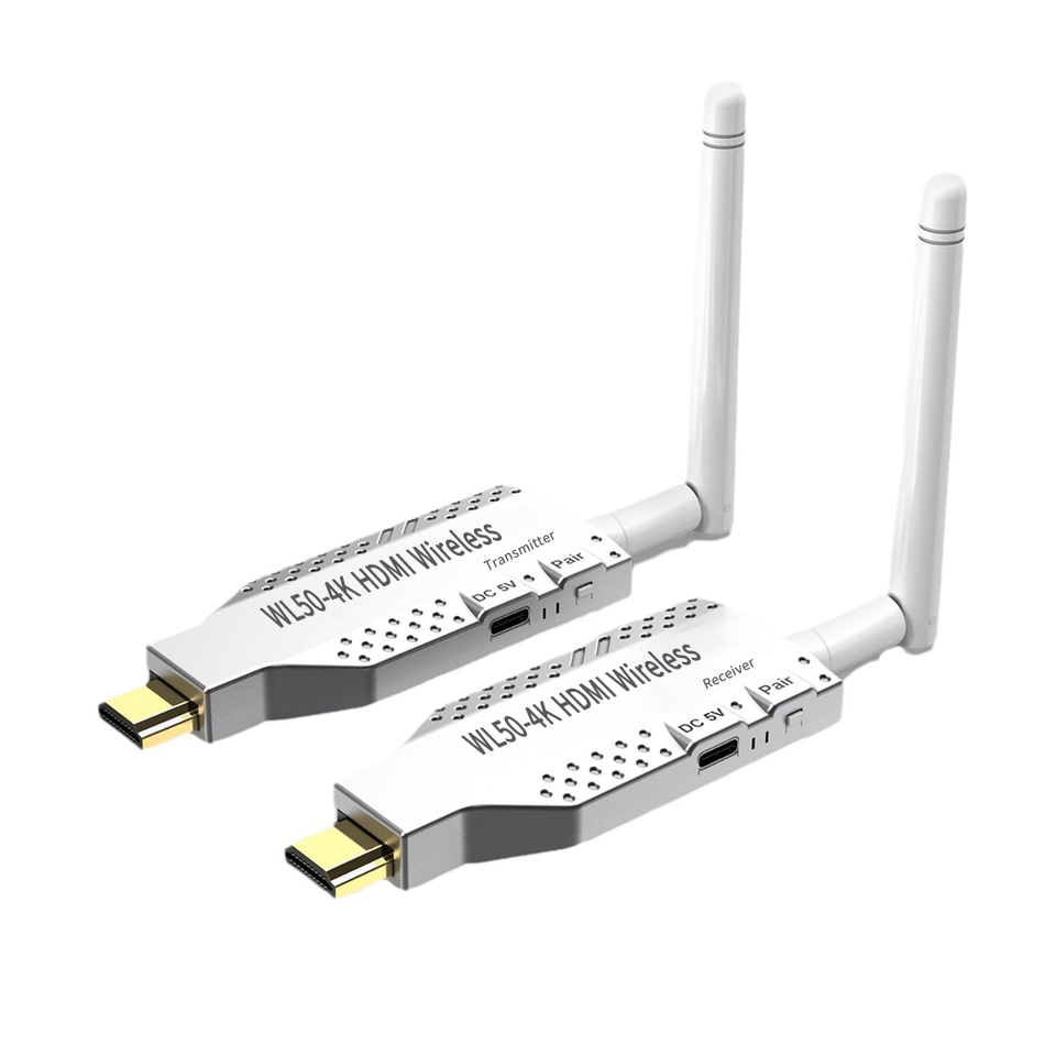 Wireless Transmit 4K Wireless for Male Display Adapter Audio/Video Transmitter Receiver ...