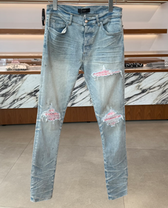 <span class=keywords><strong>Pantaloni</strong></span> in denim da <span class=keywords><strong>uomo</strong></span> a vita alta, lavaggio chiaro, vestibilità dritta, in maglia, tinta unita, estivi, casual, sportivi, hip hop, per tutti i giorni - Product Image 5