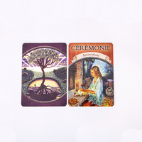 Tarot Oracle de luxe portable sur mesure avec 46 cartes, papier brillant et impression personnalisée pour un jeu familial divertissant
