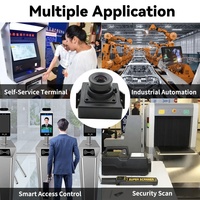 Caméra USB CMOS HD 2MP 25*25MM avec objectif sans distorsion à 90 degrés, module industriel sans pilote pour distributeur automatique de billets, kiosque