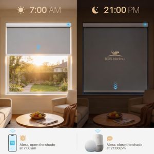 Stores à enroulement électriques motorisés intelligents et élégants, coupe-vent, automatiques, intégrés <span class=keywords><strong>pour</strong></span> fenêtres françaises - Product Image 4