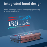 Projecteur HUD universel M26 2026 pour pare-brise de voiture, grand écran OBD2 GPS, Plug-and-Play, affichage de la vitesse, de l'heure et de la consommation de carburant