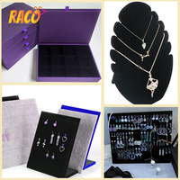 Revêtement en velours noir autoadhésif non-four, doublure en tissu pour tiroir à bijoux, artisanat d'art, projet de bricolage, vente en gros