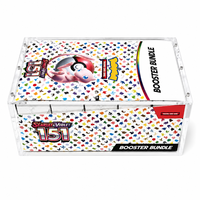 Boîte de présentation en acrylique pour cartes à collectionner, étui de protection transparent pour jeux de cartes, vitrine de collection, vente en gros