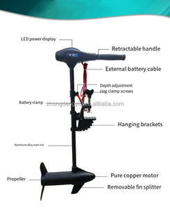 Moteur hors-bord sans balais 24V 48V pour kayak, bateau gonflable en plastique, machine à pagaie, hélice, moteur hors-bord - Product Image 5