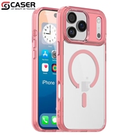 Couverture de téléphone de Style Simple coloré Transparent pour iPhone 17/17air/17pm Protection de lentille magnétique sensation de peau étui de protection