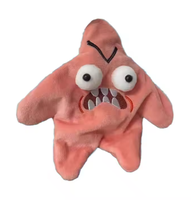 Peluche amusante Patrick Star scintillante, adorable jouet en peluche super doux, pendentif pour soulager le stress, jouets pour enfants