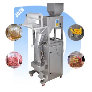 Automatic coffee tea bag packing machine ground nuts beans seeds grains particles granules bag weighing filling sealing machine