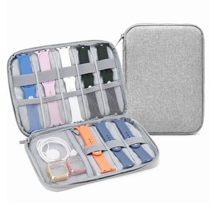 กระเป๋าซิปแบบพกพากระเป๋าเก็บดิจิตอลสำหรับอุปกรณ์อิเล็กทรอนิกส์<span class=keywords><strong>สาย</strong></span>นาฬิกาอุปกรณ์จัดระเบียบสายนาฬิกาอุปกรณ์เสริมเทคโนโลยีกันน้ำ - Product Image 3