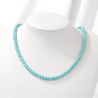 Collier de perles rondes faites à la main de 4 mm, best-seller, perles d'améthyste délicates pour femmes, chaîne chic ; cadeau idéal pour les amis