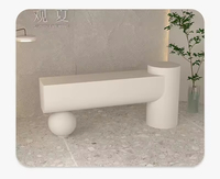 Meubles de salon, bureau de réception pour salon de beauté et de coiffure |   Comptoir commercial extensible moderne pour salon de coiffure, hôtel, bureau, immeuble, centre commercial