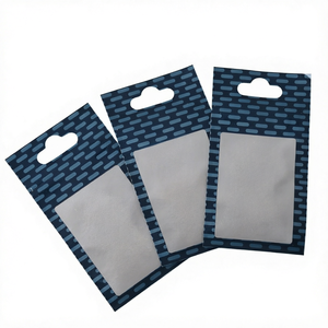 Bolsas de Embalaje Personalizadas para Venta al por Menor con Ventana Transparente y Orificio Euro, Bolsa de Aluminio con Cierre Hermético de Tres Lados para Pesca - Product Image 1