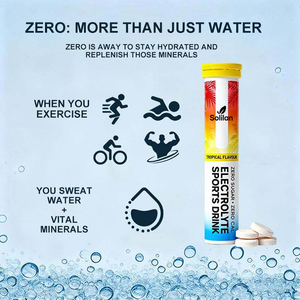 Comprimés d'hydratation sportive OEM de l'usine chinoise, 20 comprimés, enrichis en vitamine C, zéro calorie, sans sucre - Product Image 5