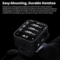 Déclencheur de flash sans fil Godox X3 TTL HSS 2.4G avec écran tactile OLED, charge rapide pour Canon, Nikon, Sony, Fujifilm