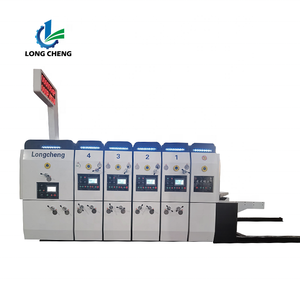 خط إنتاج صناديق الكرتون المموج الأوتوماتيكي بالكامل، آلة طباعة الألواح المموجة، آلة صنع الكرتون - Product Image 3