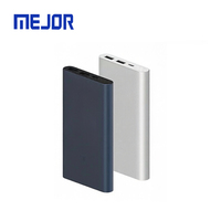 Chargeur de téléphone portable personnalisé avec logo, double USB A et C, cadeau promotionnel, M10, batterie externe en métal mince, 10000 mAh