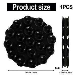Hot Selling Round <b>Suction</b> Cups, 19pcs Silicone Double-Sided Adhesive <b>Pads</b>, Phone Stand Holder Fixer, Universal Mobile Mount - Product Image 2