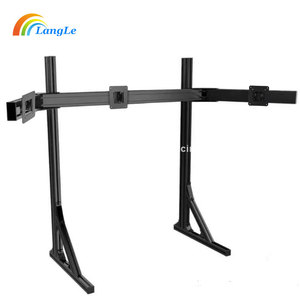OEM DIY Sim Rig Simulateur de course Supports pour écran unique Supports pour triple écran Support au sol Support pour écran Support pour moniteur - Product Image 2