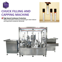 Machine de remplissage et de bouchage automatique de type PLC sur mesure pour les fabricants d'échantillons de parfum